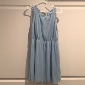 Flowy thigh length dress with lace back